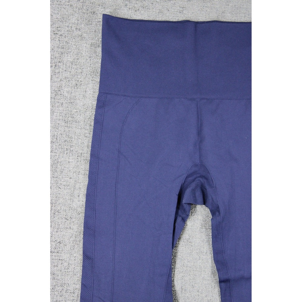 Homma Navy Blue High Waisted Seamless Leggings XL TC102 Yoga Gym Pants